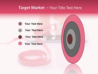 Girl Measures Weight PowerPoint Template