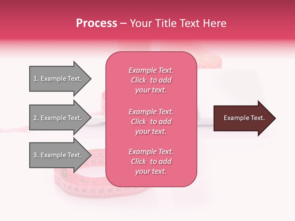 Girl Measures Weight PowerPoint Template