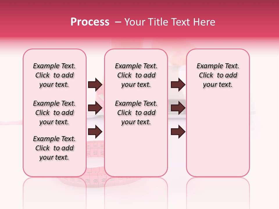Girl Measures Weight PowerPoint Template