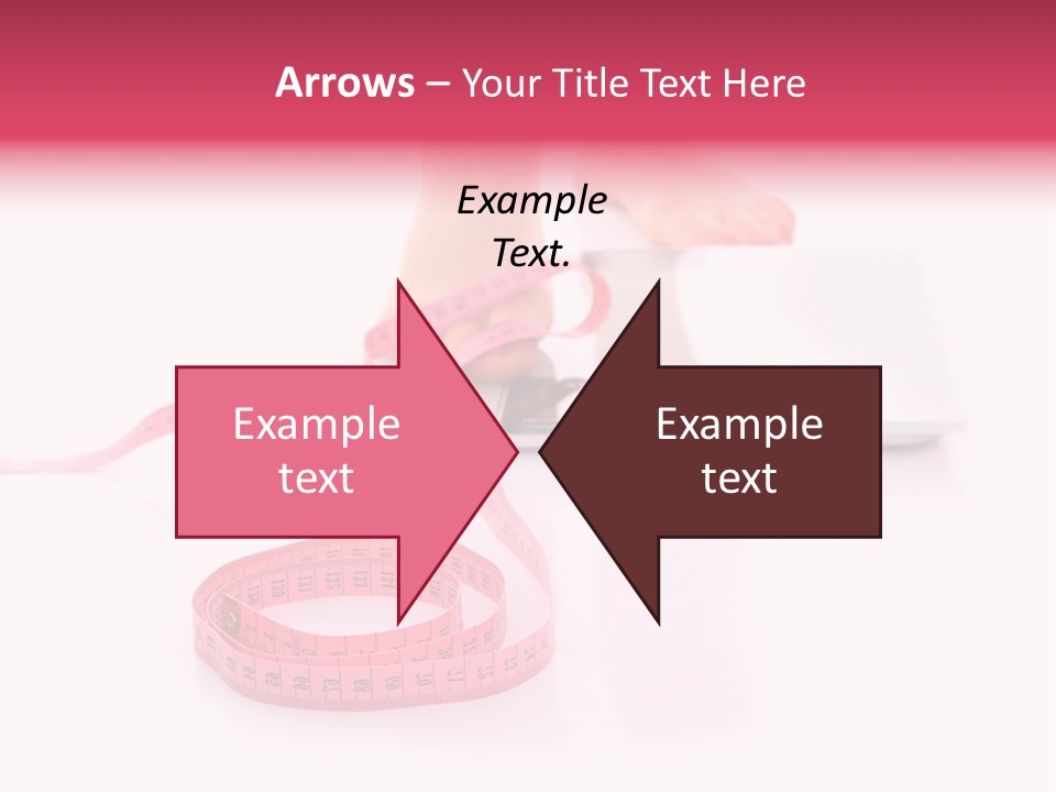 Girl Measures Weight PowerPoint Template