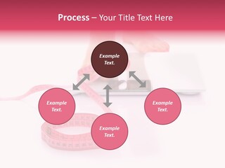 Girl Measures Weight PowerPoint Template