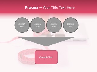 Girl Measures Weight PowerPoint Template