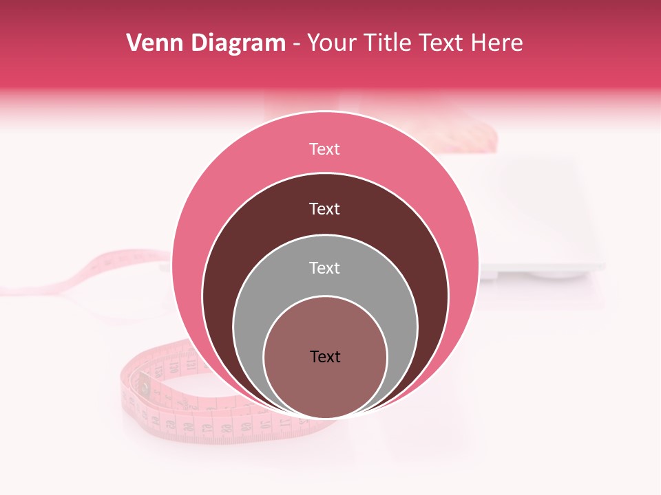 Girl Measures Weight PowerPoint Template
