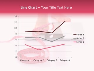 Girl Measures Weight PowerPoint Template