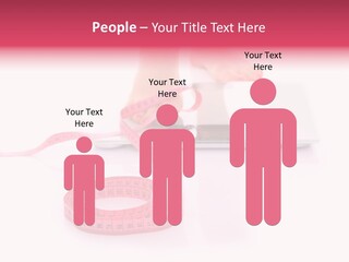 Girl Measures Weight PowerPoint Template