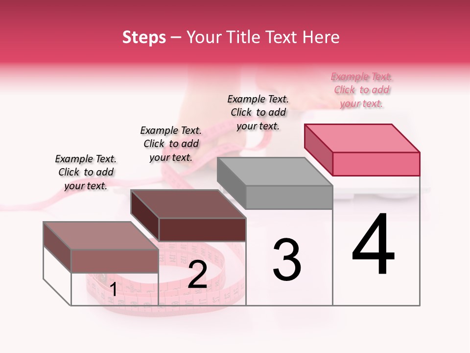 Girl Measures Weight PowerPoint Template