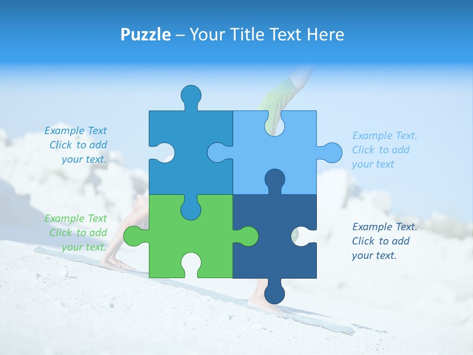 Girl Doing Yoga PowerPoint Template