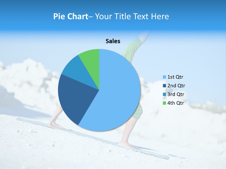 Girl Doing Yoga PowerPoint Template