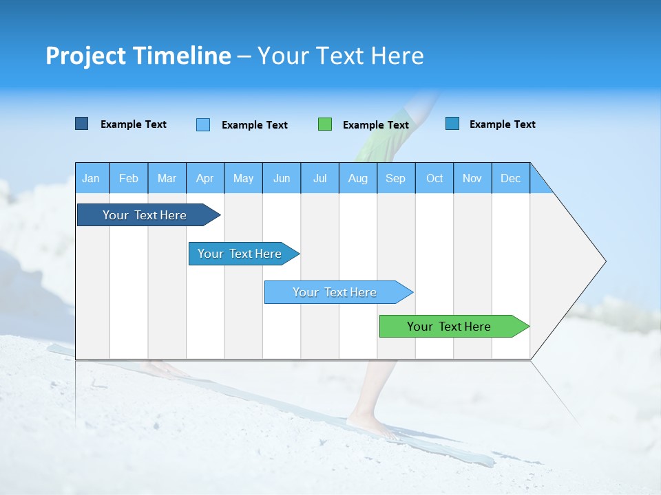 Girl Doing Yoga PowerPoint Template