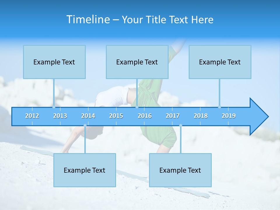 Girl Doing Yoga PowerPoint Template