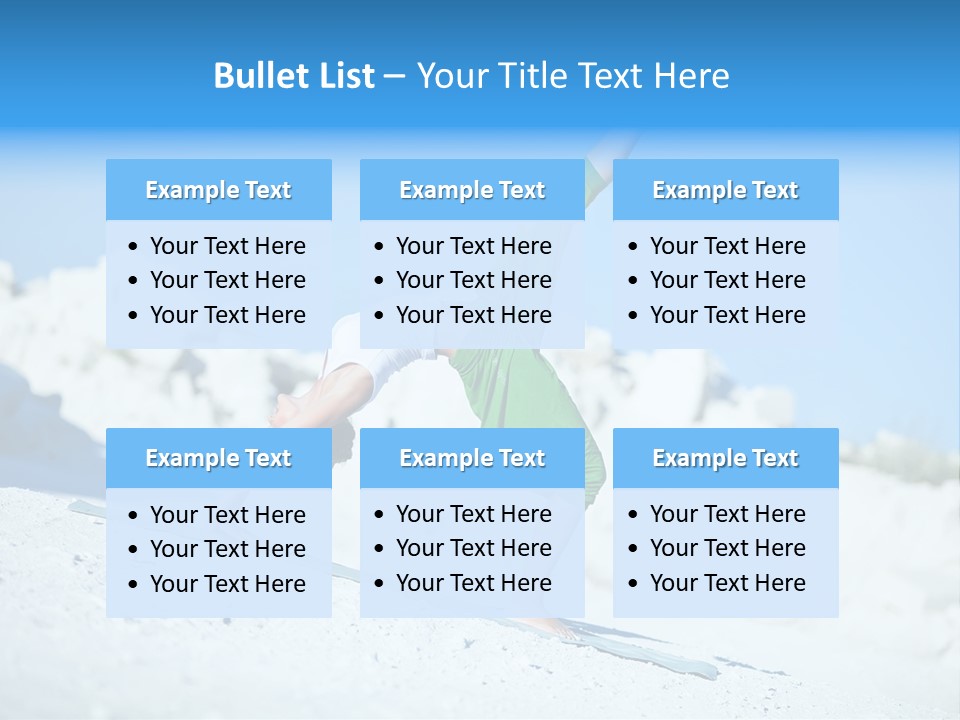 Girl Doing Yoga PowerPoint Template