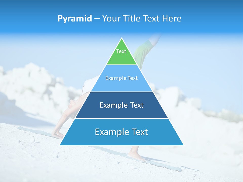 Girl Doing Yoga PowerPoint Template