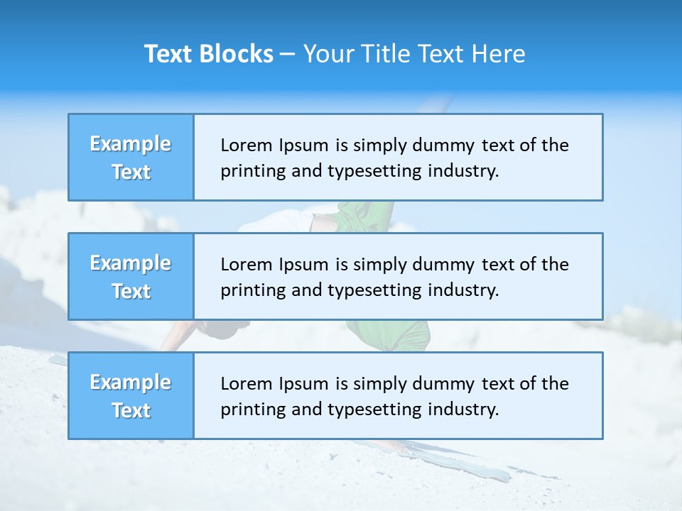 Girl Doing Yoga PowerPoint Template