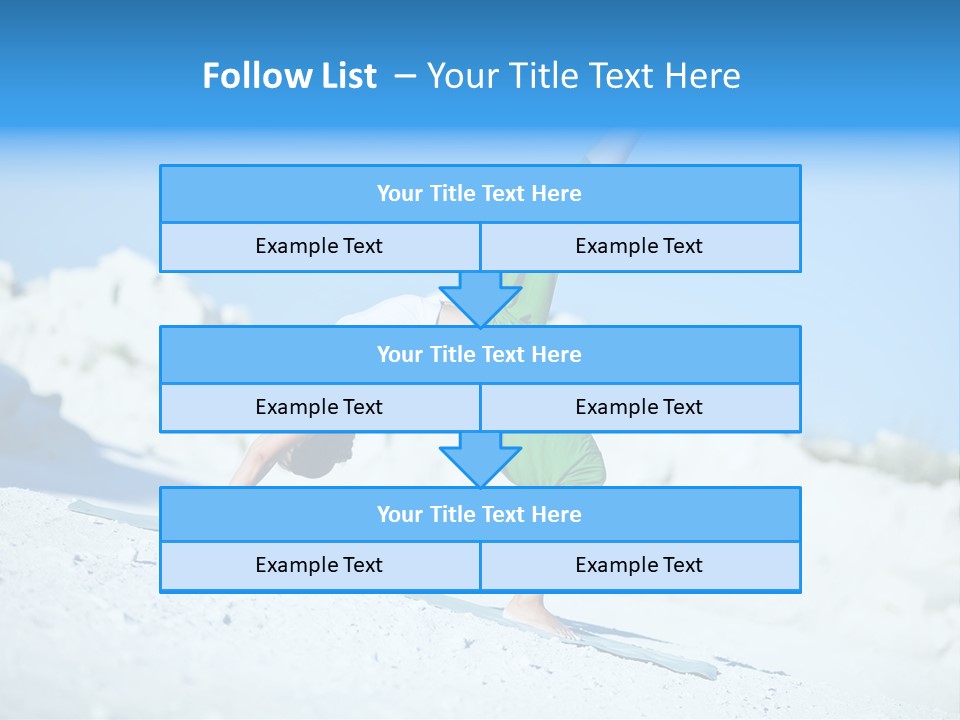 Girl Doing Yoga PowerPoint Template