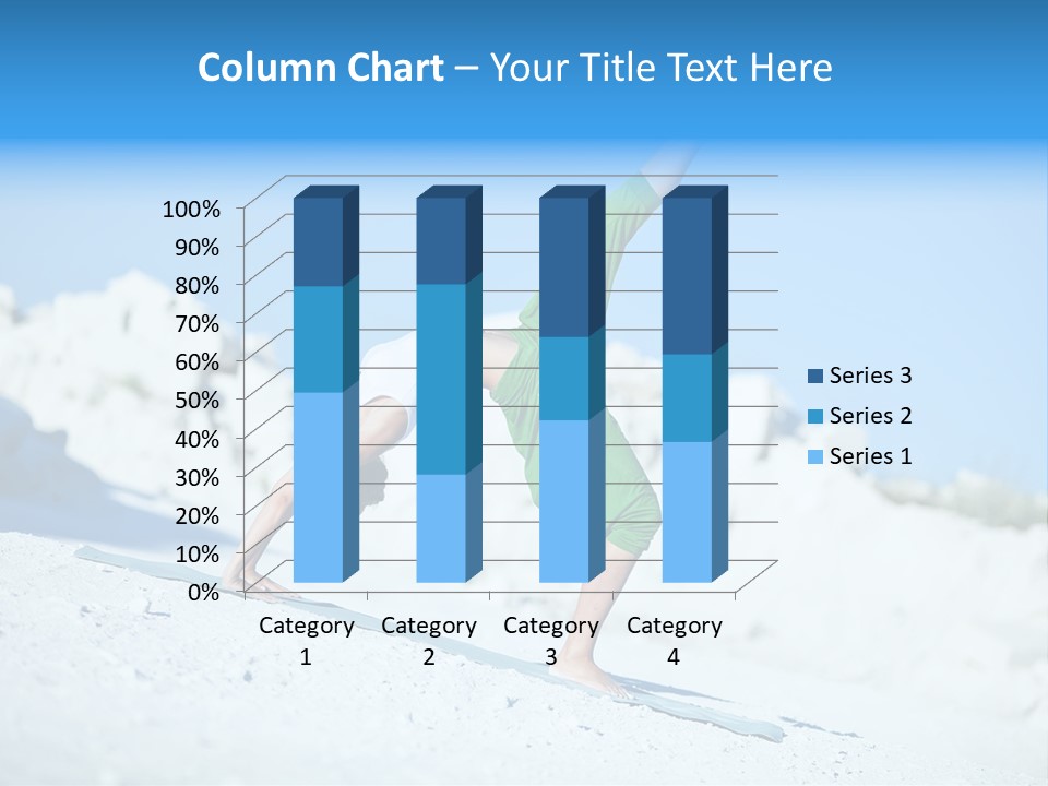 Girl Doing Yoga PowerPoint Template