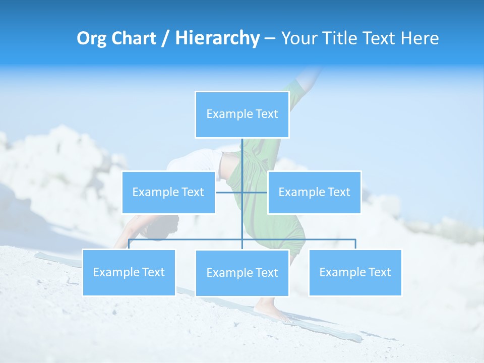 Girl Doing Yoga PowerPoint Template