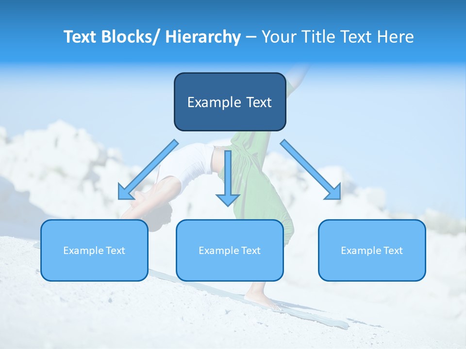 Girl Doing Yoga PowerPoint Template