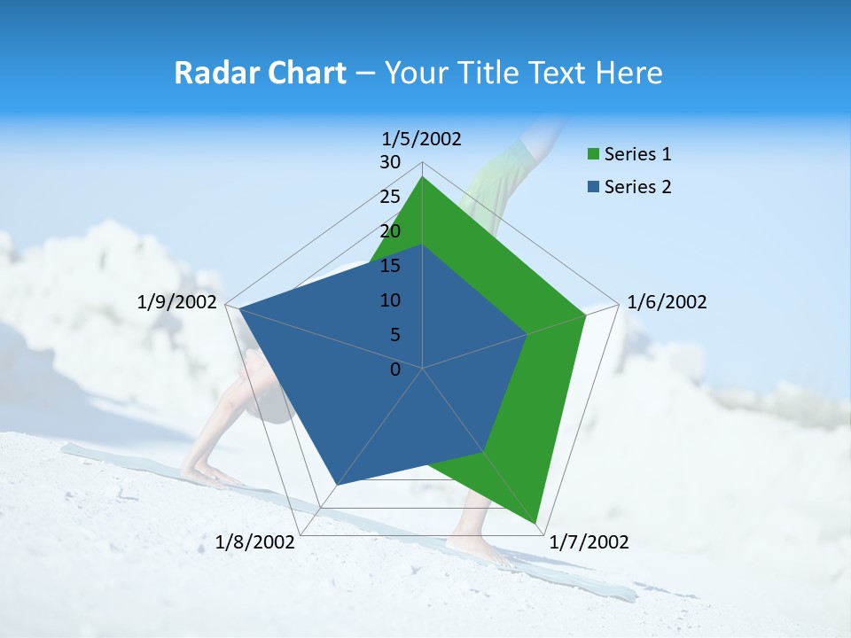 Girl Doing Yoga PowerPoint Template