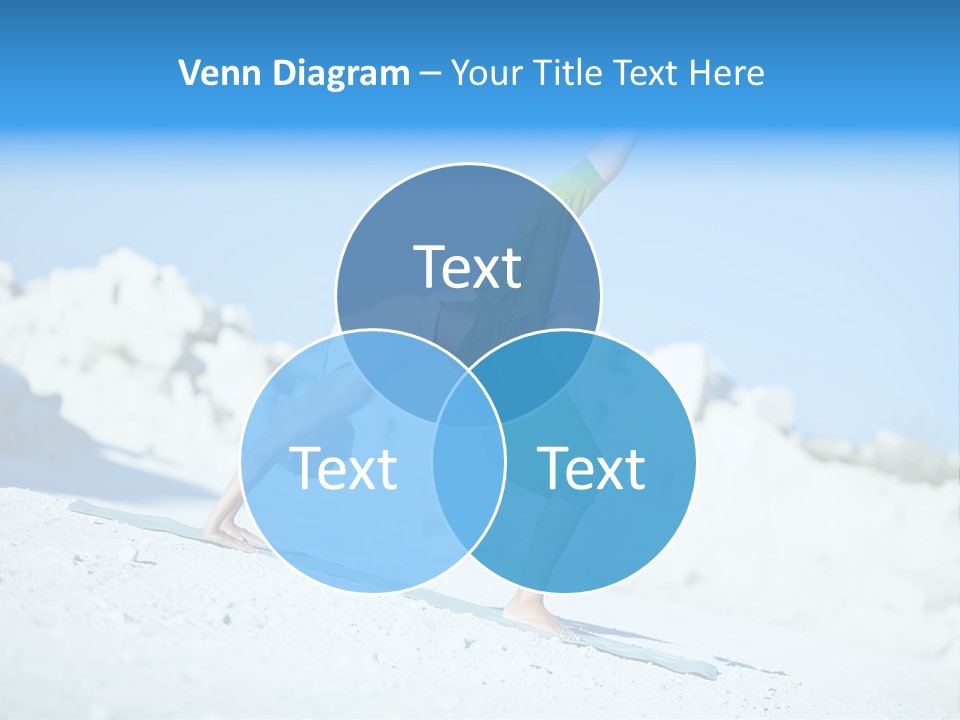 Girl Doing Yoga PowerPoint Template