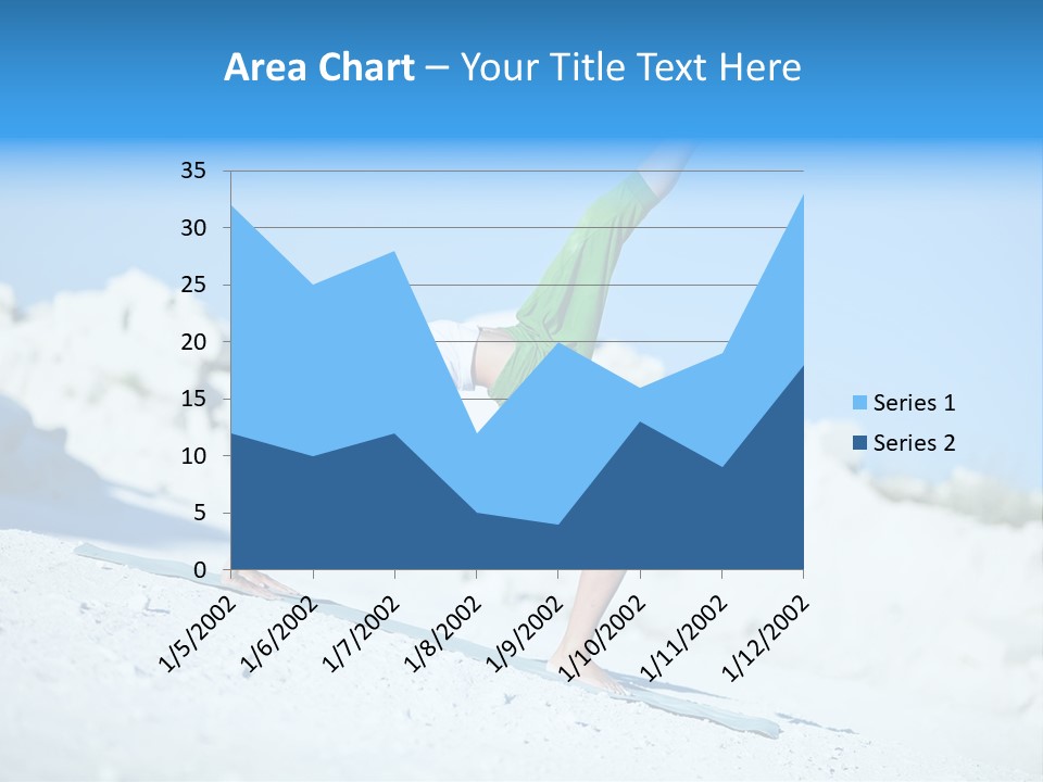 Girl Doing Yoga PowerPoint Template