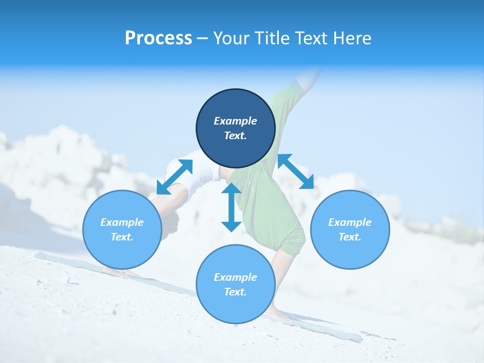 Girl Doing Yoga PowerPoint Template