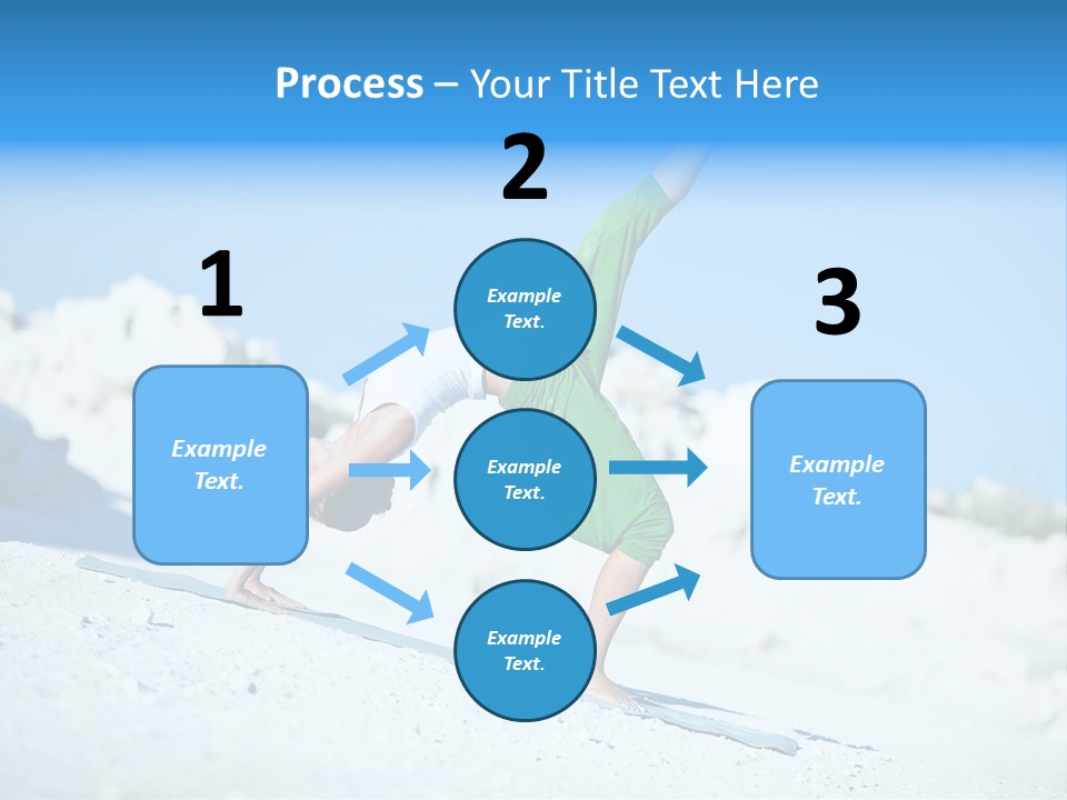 Girl Doing Yoga PowerPoint Template