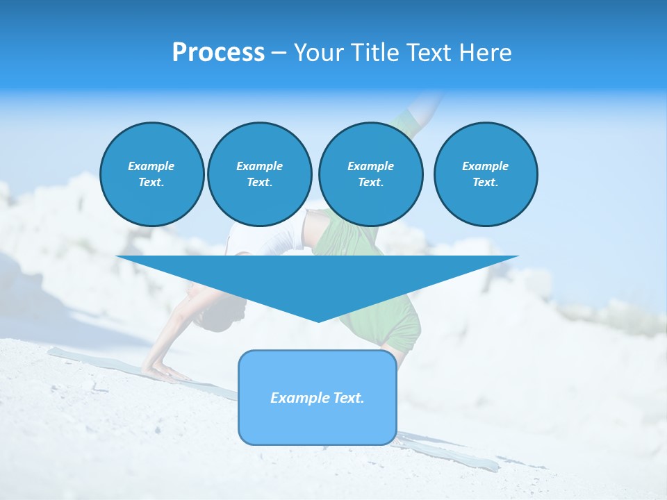 Girl Doing Yoga PowerPoint Template