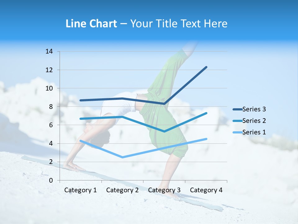 Girl Doing Yoga PowerPoint Template