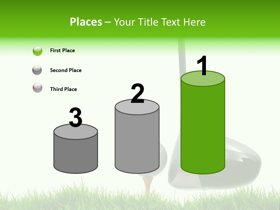 Playing Golf PowerPoint Template