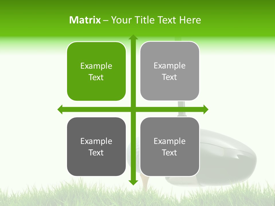 Playing Golf PowerPoint Template