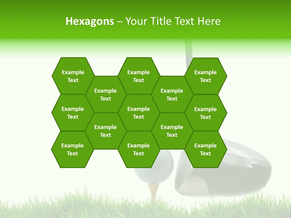 Playing Golf PowerPoint Template