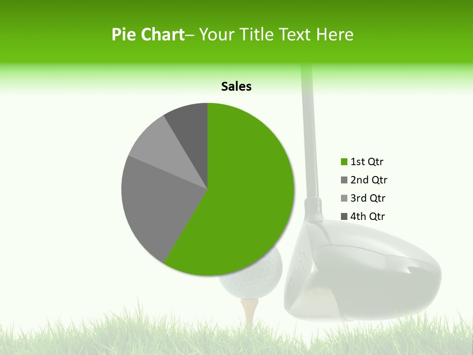 Playing Golf PowerPoint Template
