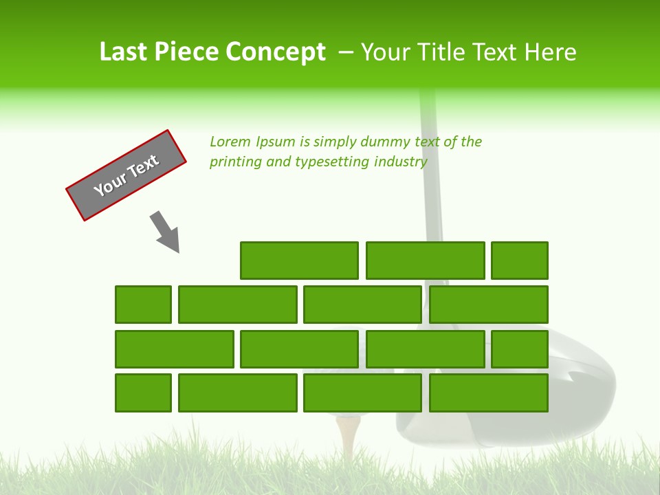 Playing Golf PowerPoint Template