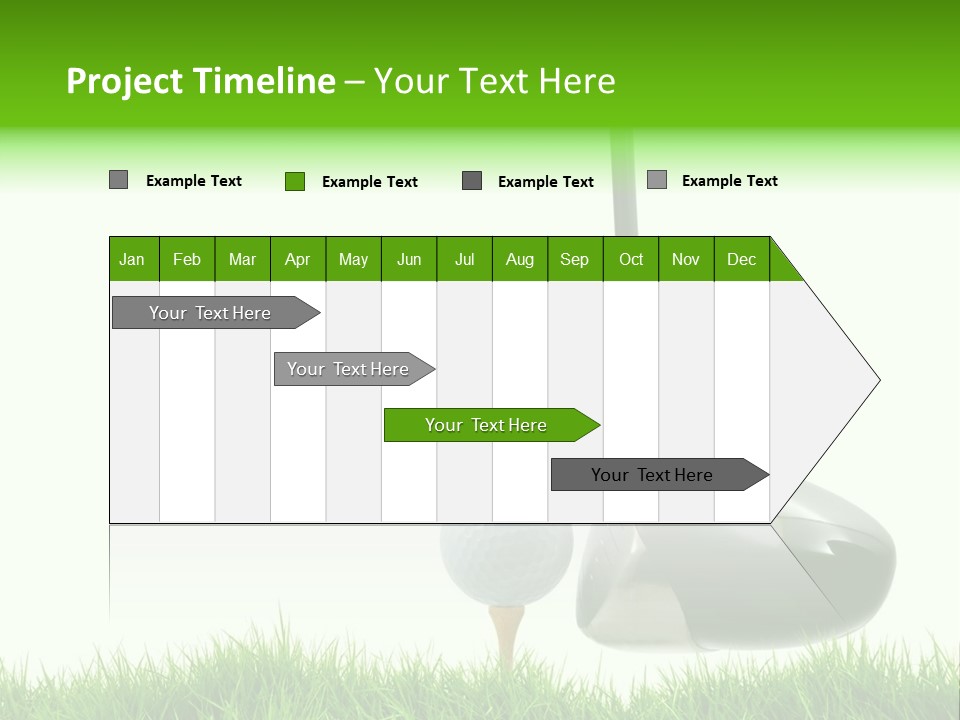 Playing Golf PowerPoint Template