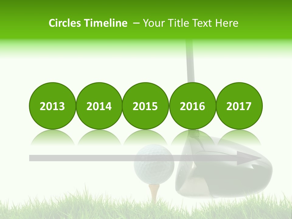 Playing Golf PowerPoint Template