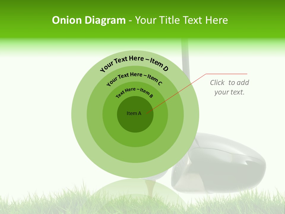 Playing Golf PowerPoint Template