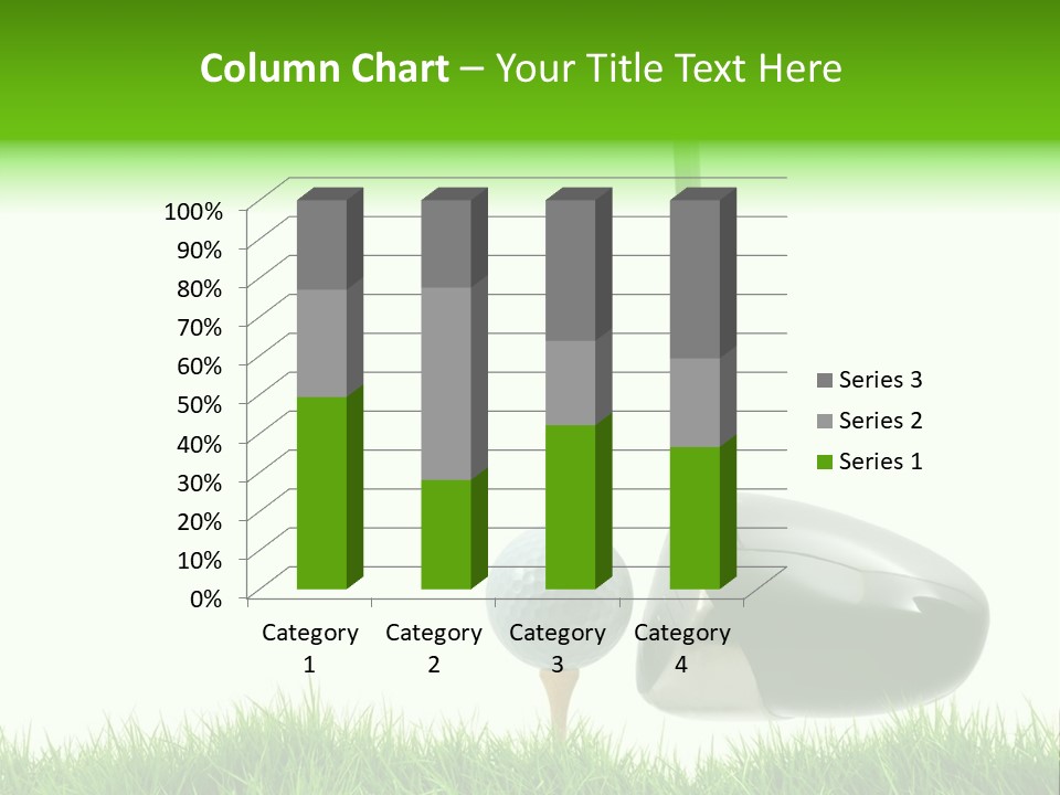 Playing Golf PowerPoint Template