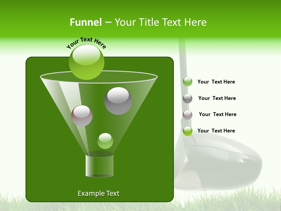 Playing Golf PowerPoint Template