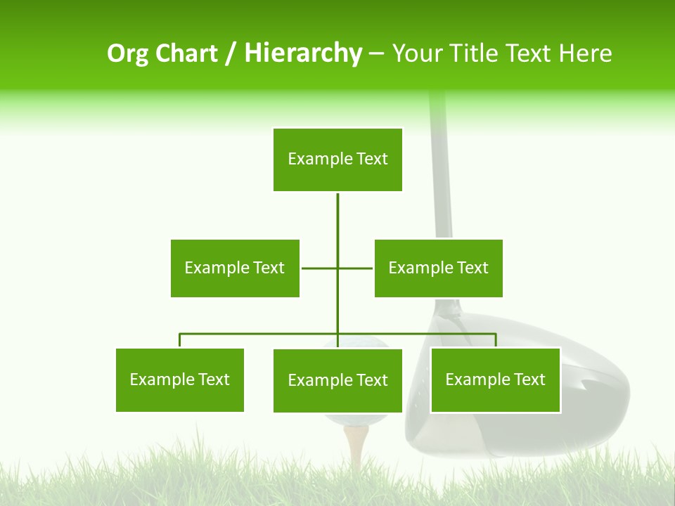 Playing Golf PowerPoint Template