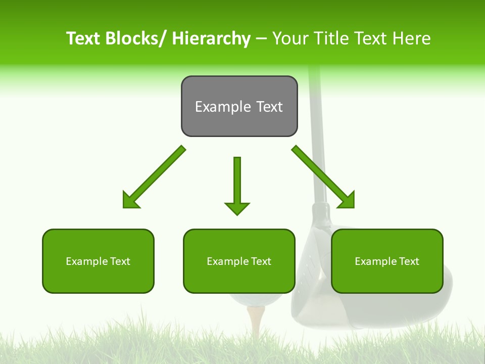 Playing Golf PowerPoint Template