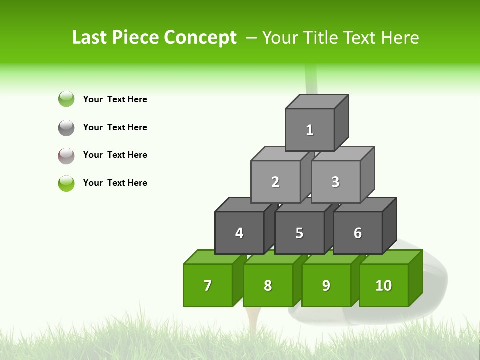 Playing Golf PowerPoint Template