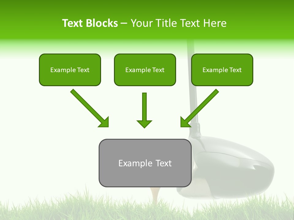 Playing Golf PowerPoint Template