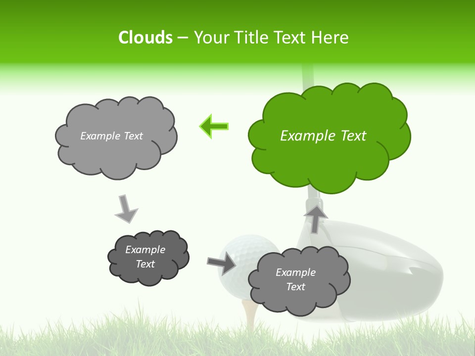 Playing Golf PowerPoint Template