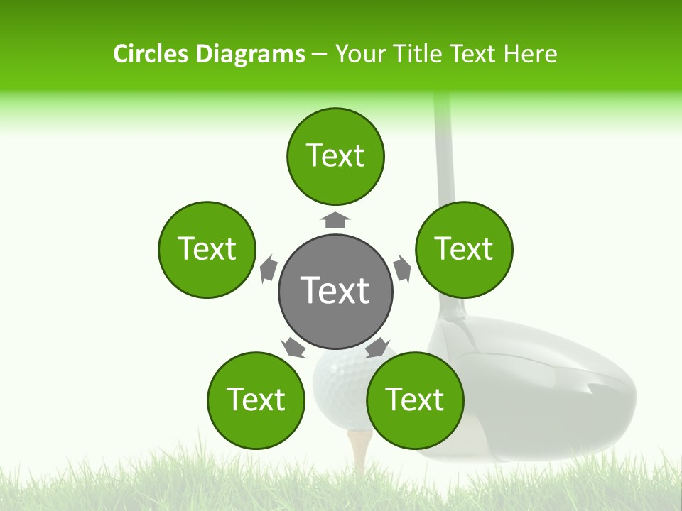 Playing Golf PowerPoint Template