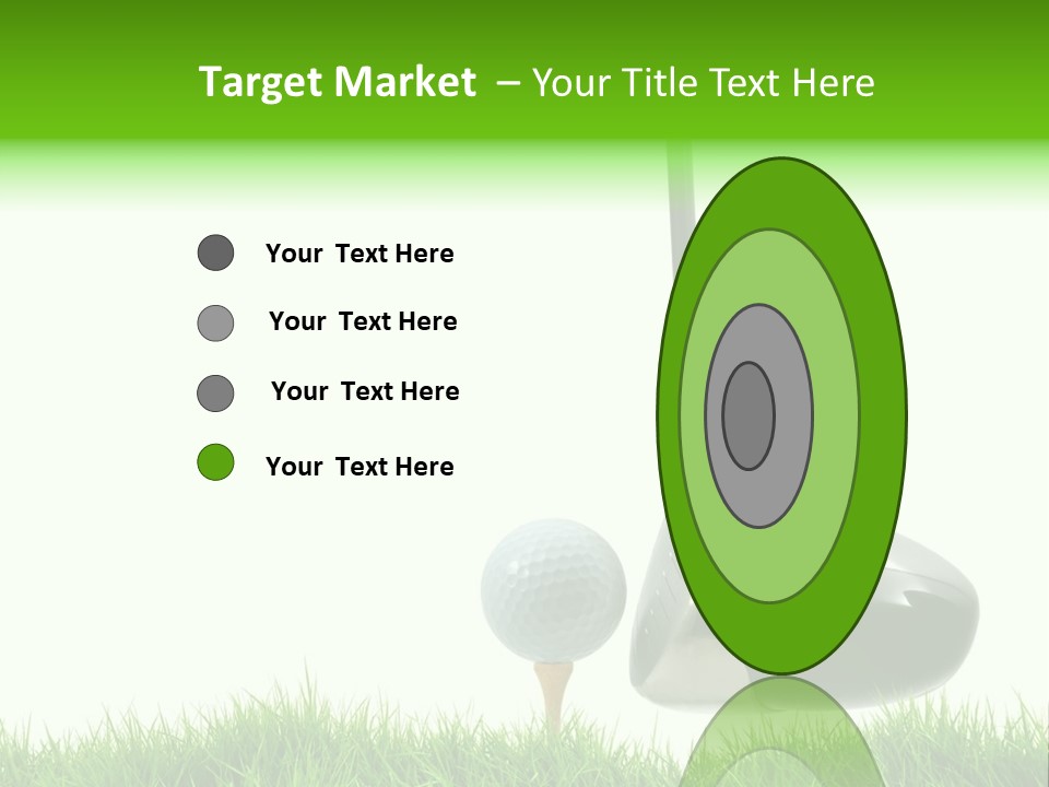 Playing Golf PowerPoint Template