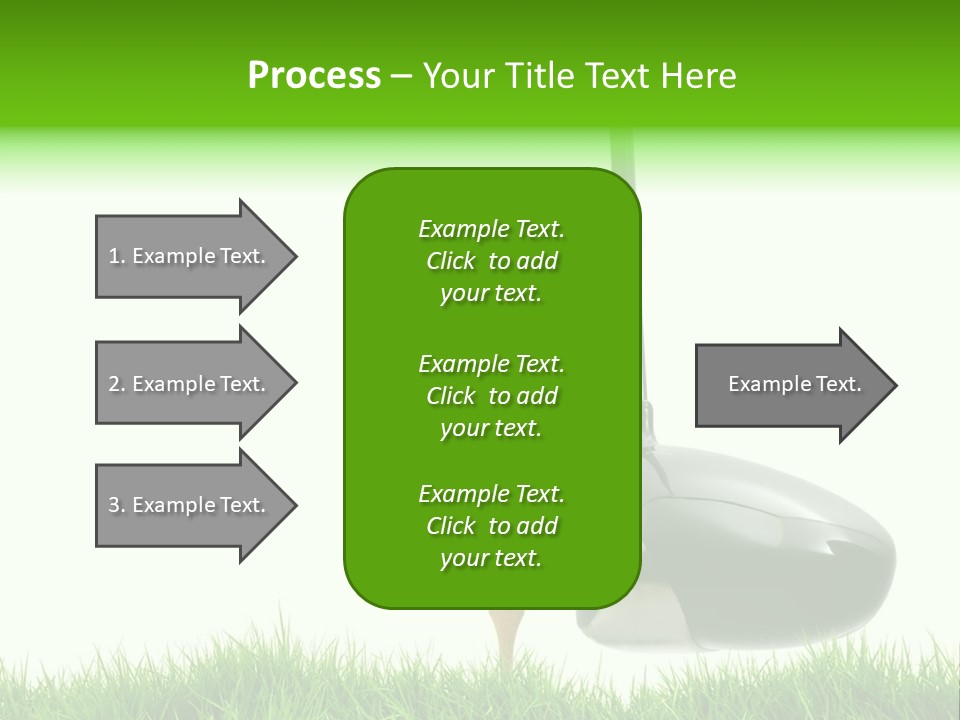 Playing Golf PowerPoint Template
