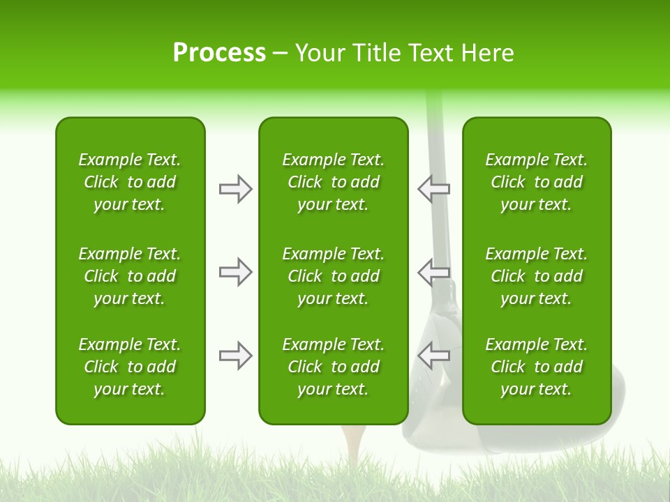 Playing Golf PowerPoint Template