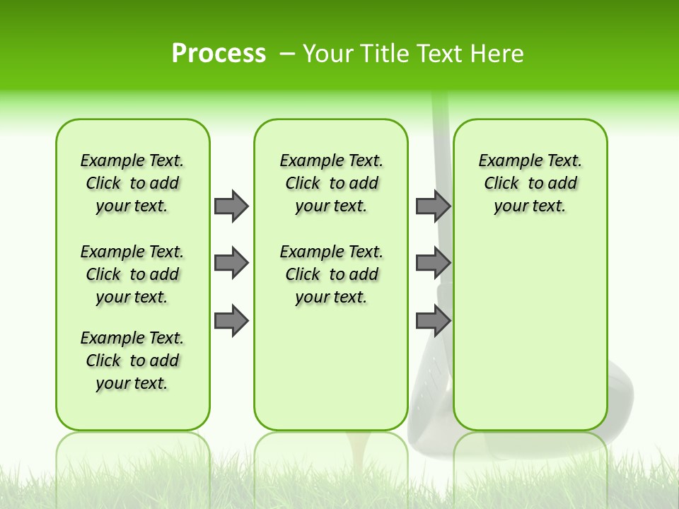 Playing Golf PowerPoint Template