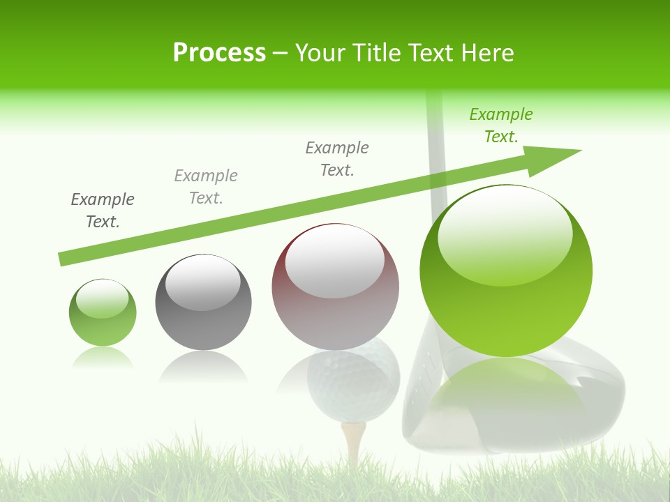 Playing Golf PowerPoint Template