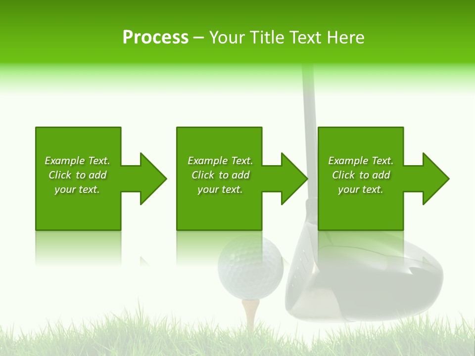 Playing Golf PowerPoint Template